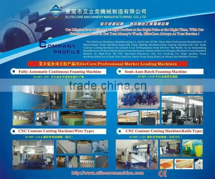 2014 fully auto batch foam machine