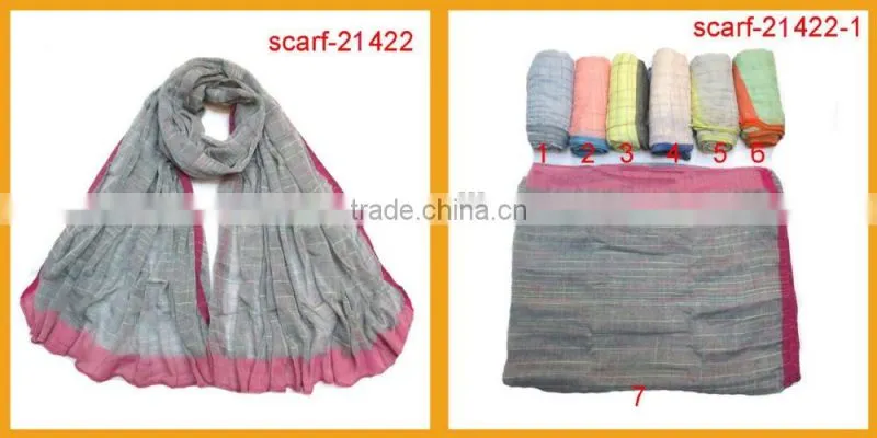 lady print modal scarf