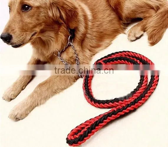 Strong Dog Pet Lead Braided Rope Leash Rottweiler Labrador Large Dog Leash NEW