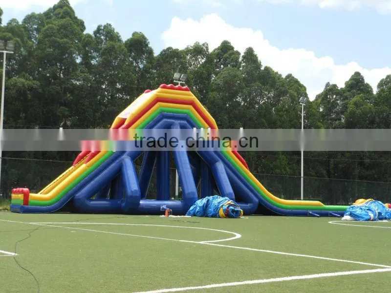 China cheap price inflatable giant inflatable water slide for adult