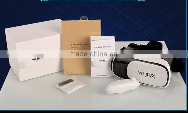 Most popular VR BOX Virtual Reality 3D glasses with headstrap,custom branded