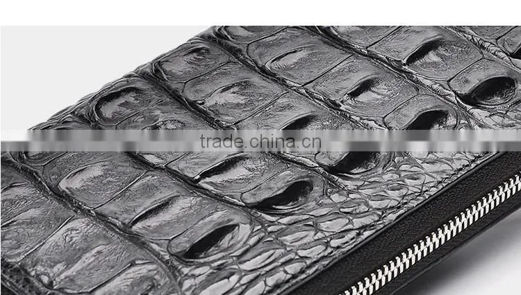 2016 men clutch wallet in real alligator leather