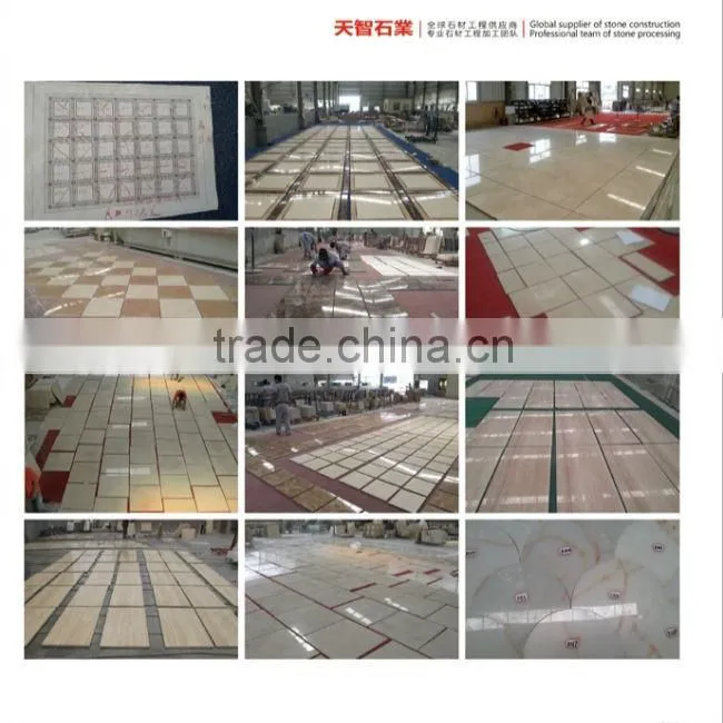 Chinese black stripe Ink White marble