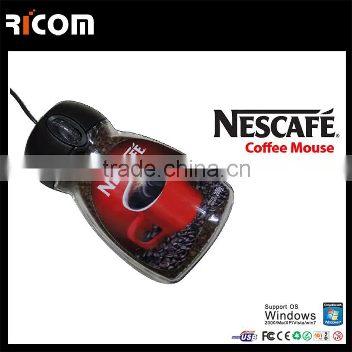 optical coffee can shape optical cheapest computer mouse, funny computer mouse--MO7065---Shenzhen Ricom