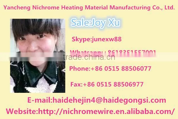 Ni Cr Electric Alloy Heating Resistance Wire
