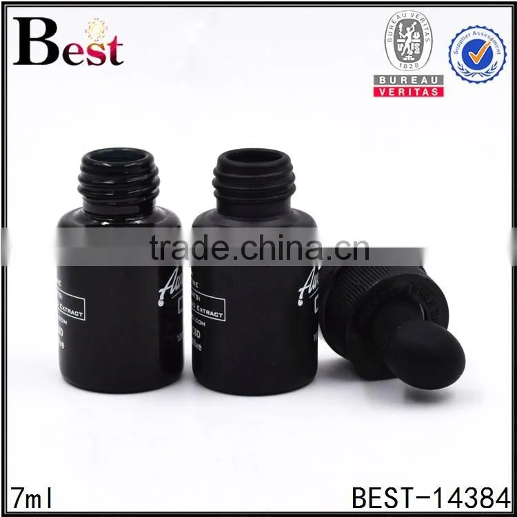 4ml black tube bottle tube black dropper bottle