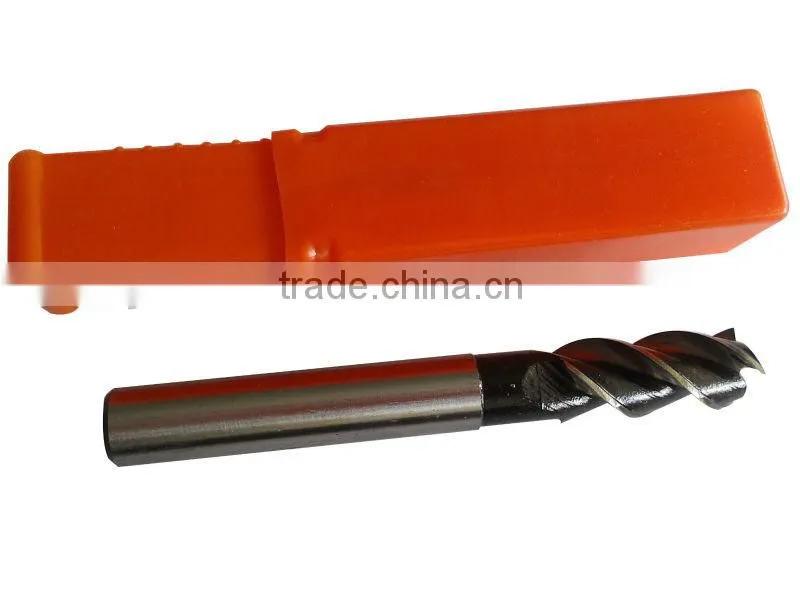 HSS End mills with straight shank, super hard end mill for Aluminium Alloy