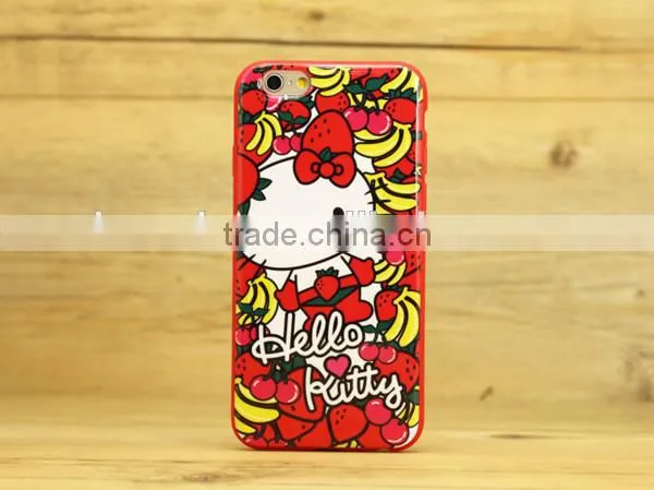 Fashion hello kitty phone covers for iphone 6 plus oem