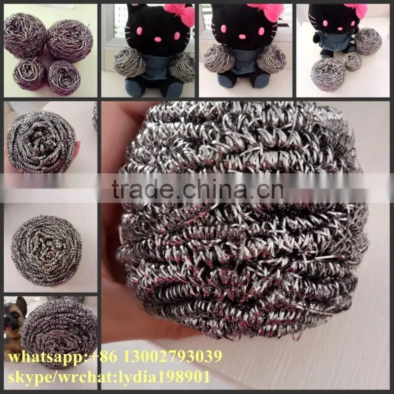 NEW year popular and hot sale stainless steel scourer for pot cleaning