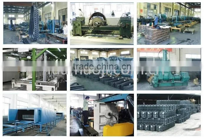 rubber crawler track, rubber track, rubber track undercarriage