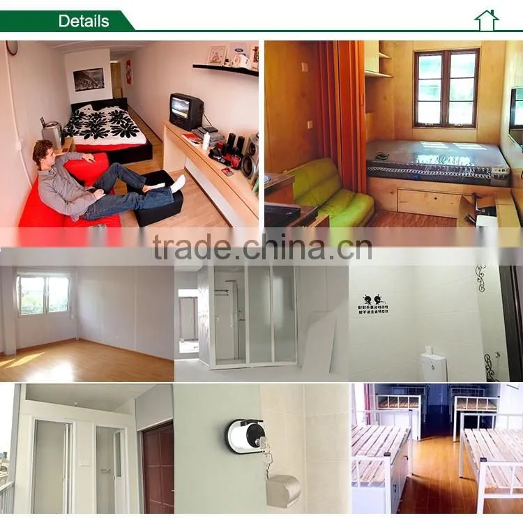 low cost movable steel luxury container houses