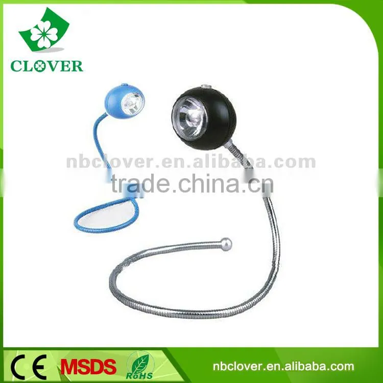 Energy saving book reading using battery included 1 led wireless led table lamp