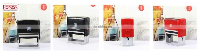 2015 New Epress Brand Automatic Date Stamp Maker Self Inking Rubber Stamp machine