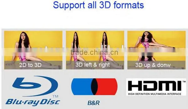 Promotion 3D Portable Wireless Android Mini Projector DLP projector meeting room projector USB VGA
