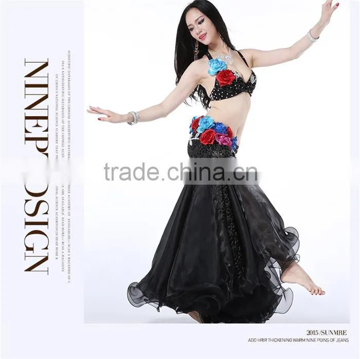 Professional Gorgeous Sexy & Elegant Belly Dance Performance Costume for Ladies