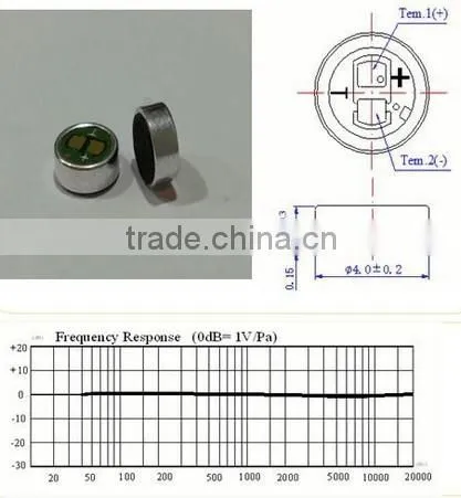 FB-4015A+P 4mm High sensitivity 4 mm bluetooth headset microphones (FBELE)