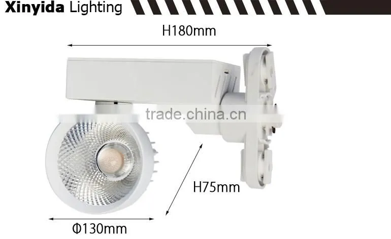 high-quality Vertical & Horizontal 12w dimmable led track lighting