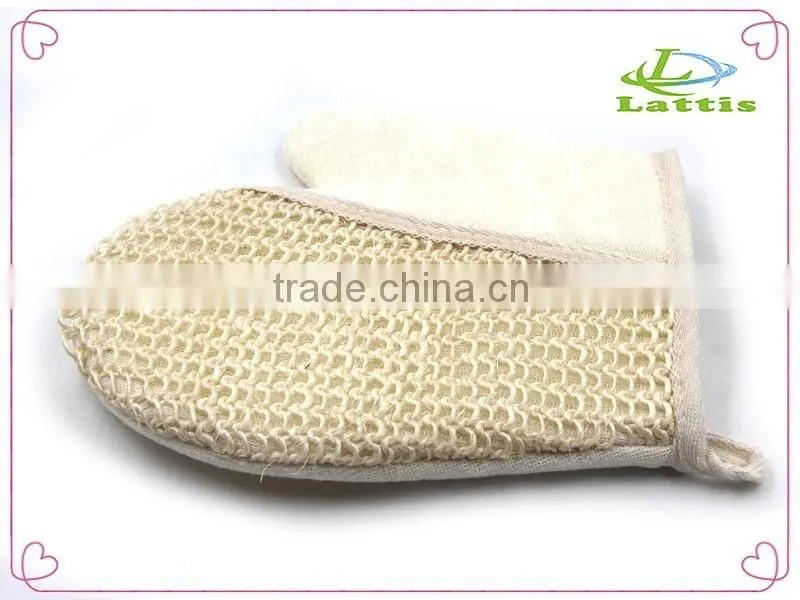 high quality pure color bath glove for shower