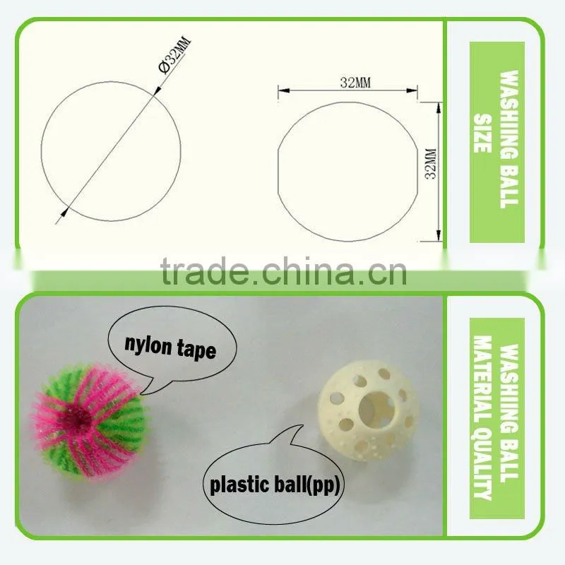 100% nylon magic washing ball for kids