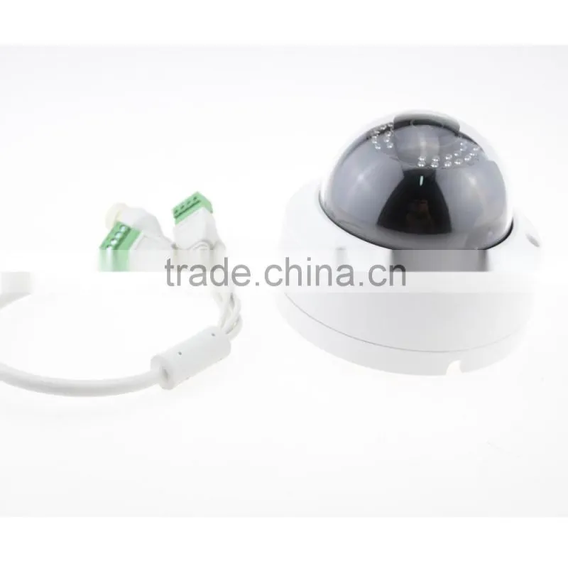DS-2CD3135F-IS 3MP Support H.265 HEVC Support TF Card Slot &Two Way Audio Mini Dome POE IP CCTV Camera