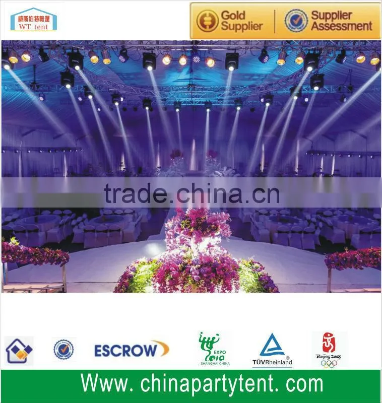 Outdoor luxury tent party wedding tents with pvc