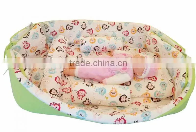 Healthy latex foam baby bedding set