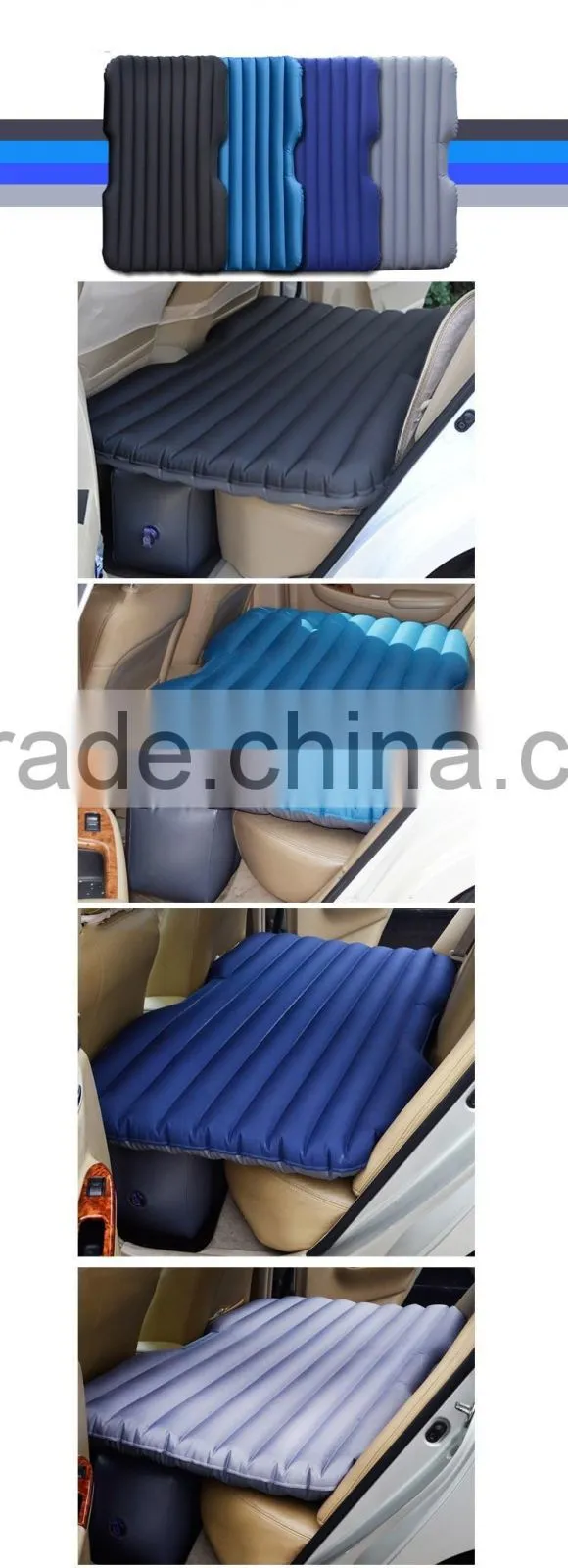 2016 Factory price comfortable pvc inflatable single air bed, floor air bed mattress ,inflatable car travel air bed mattress