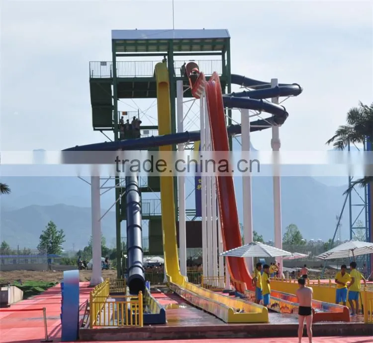 2016 Hot sale High-speed water slide for sale water amusement park water house--Shenzhou Wangming