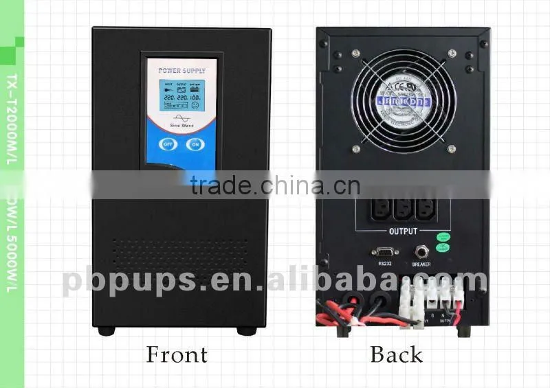 <Must solar> interactice ups (EW2150 ups series 500va-5000va) LCD display with CE certificate