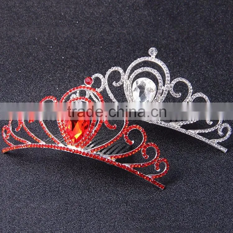 New fashion crown bridal crown hair comb essential wedding crown jewelry