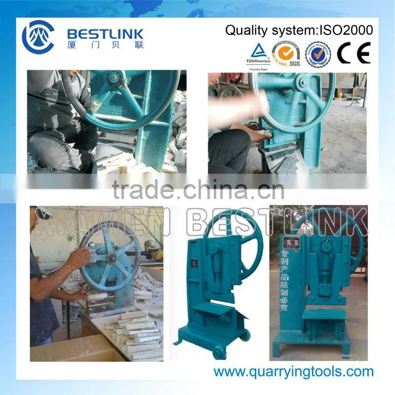 Portable mosaic rock slicing machine