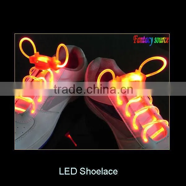 led flashing shoelace with blue LED