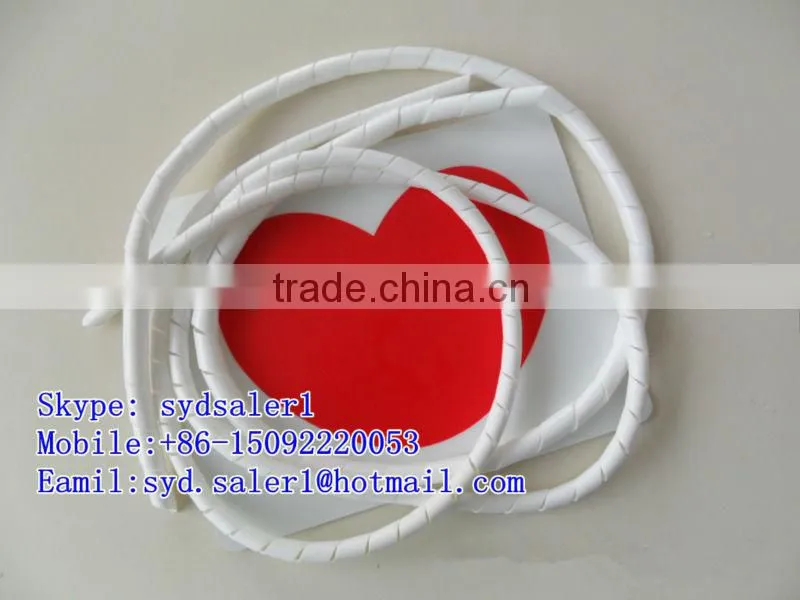 Hydraulic Spiral hose wrap extruder machine / spiral protective sleeve machine / cable wrap sheath machine