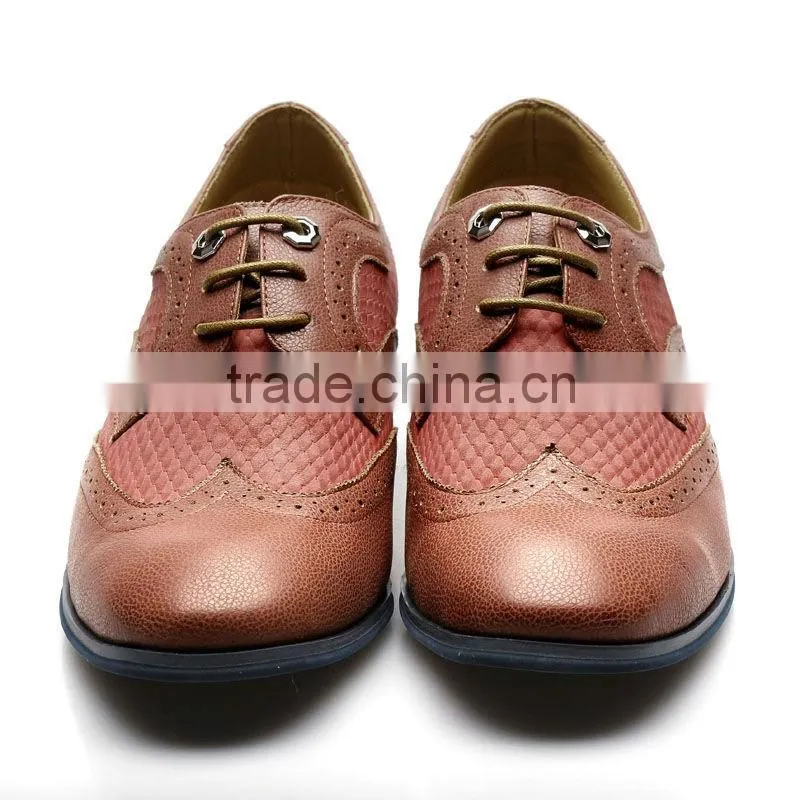 top brand leather red men wedding shoes