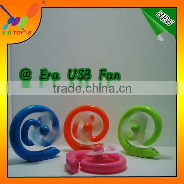 2014newest style @-Era Portable USB Fan,Summer gift Fan,factory hot selling notebook USB fan.