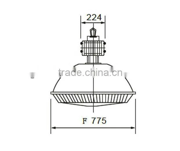 IP65 Aluminum Waterproof Industrial Lighting 400w DJ-F902