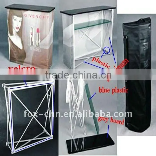 pop up promotion table, promotion table, display stand podium