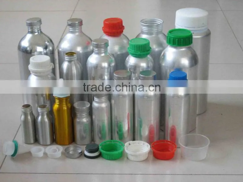 Whole sell 30ml aluminum bottles with a childproof droppper cap