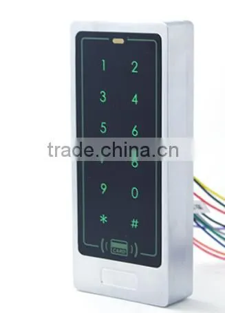 Cheap Touch panel IP65 Waterproof Metal Case Card Access Controller