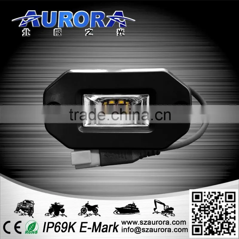 Factory IP69K Waterproof LED scene light 4x4 off road truck with flush mount