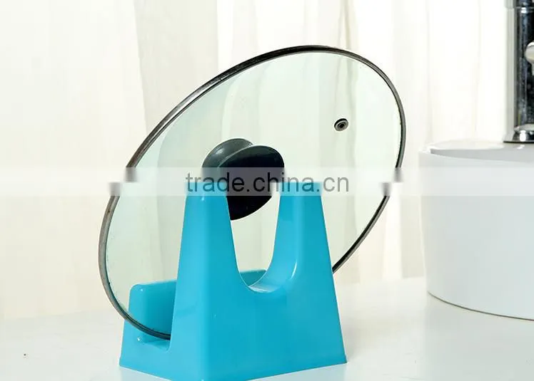 multi-purpose pot knife holder plastic kitchen knife holder with pot lid holder plastic knife holder rack set knife rest