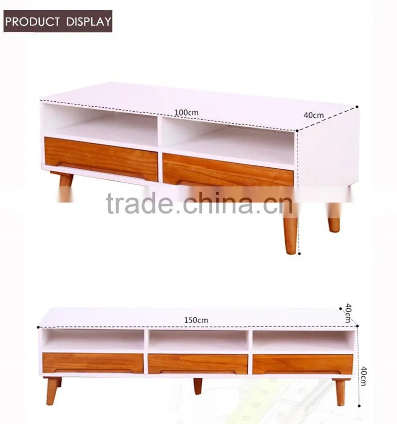 High gloss modern white MDF TV stand