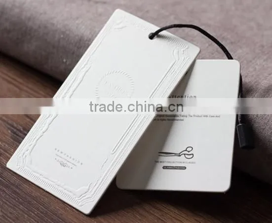 directly factory cuatomizered high grade clothing hang tag