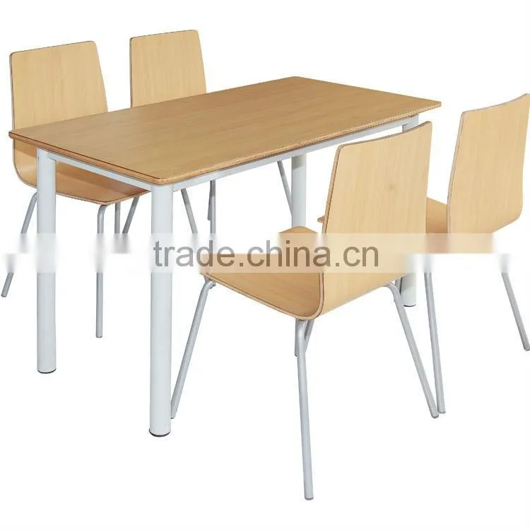 2014 Modern Restaurant 4 Seats Dining Set 015