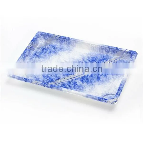 SM1-1109GA blister ice blue ps disposable plastic packing tray