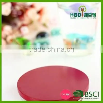 Airtight wood lid with silicone ring for jar and canister