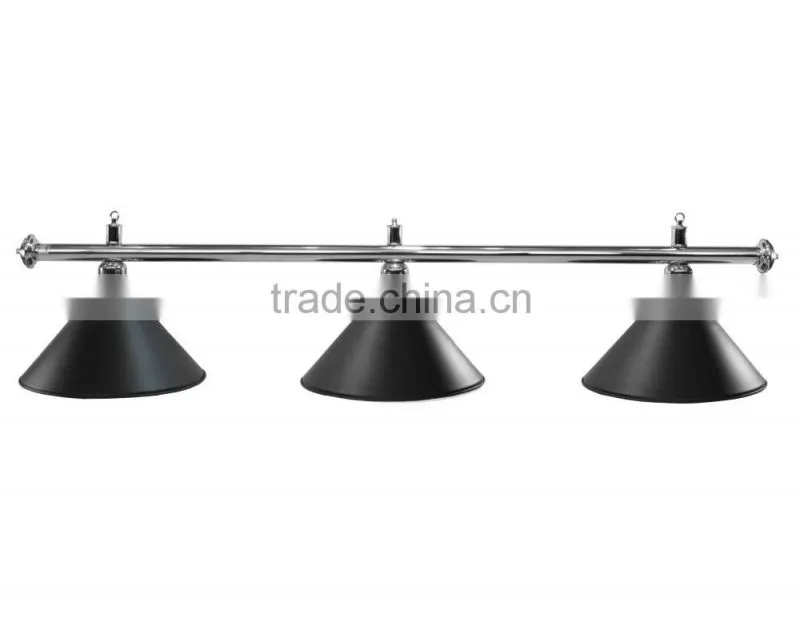 Classic style 3 metal shades billiard table lamp , pool billiard table light