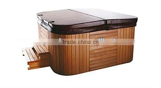 Outdoor spa and outdoor bathtub