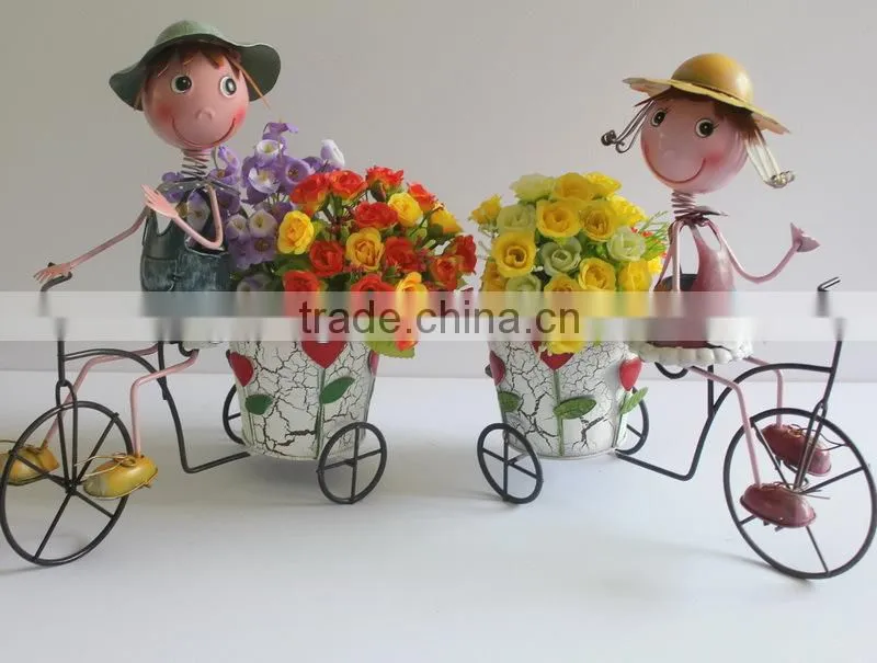 2014 new metal flower pot for gardening
