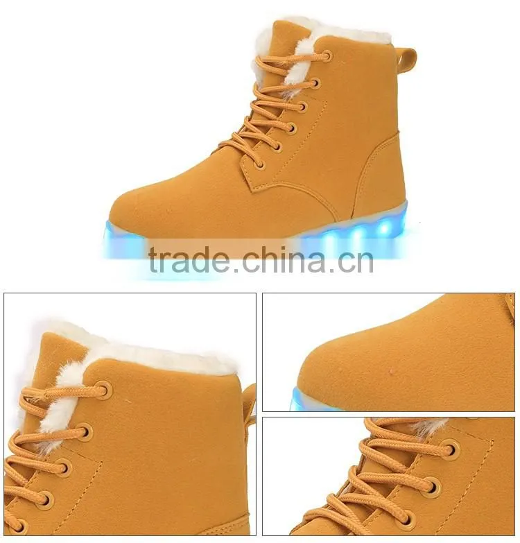2016 Keep Legs Winter To Fashionable Winter Keep Warm For Women Led Shoes